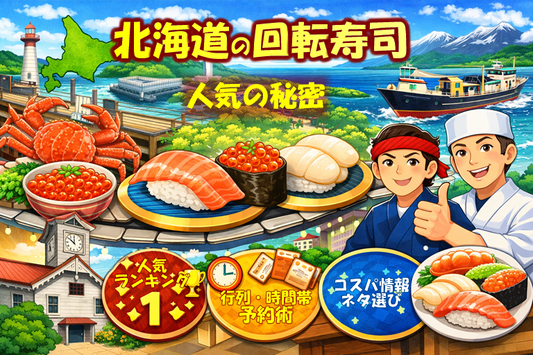 北海道の回転寿司が人気な秘密を徹底解剖！